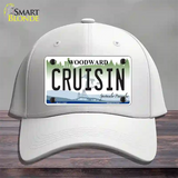 Cruisin Woodward Michigan Novelty License Plate Hat Cotton / White