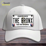 The Bronx Puerto Rico Novelty License Plate Hat Cotton / White