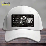 So I Went Home Novelty License Plate Hat Cotton / White