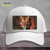 Tiger Novelty License Plate Hat Cotton / White