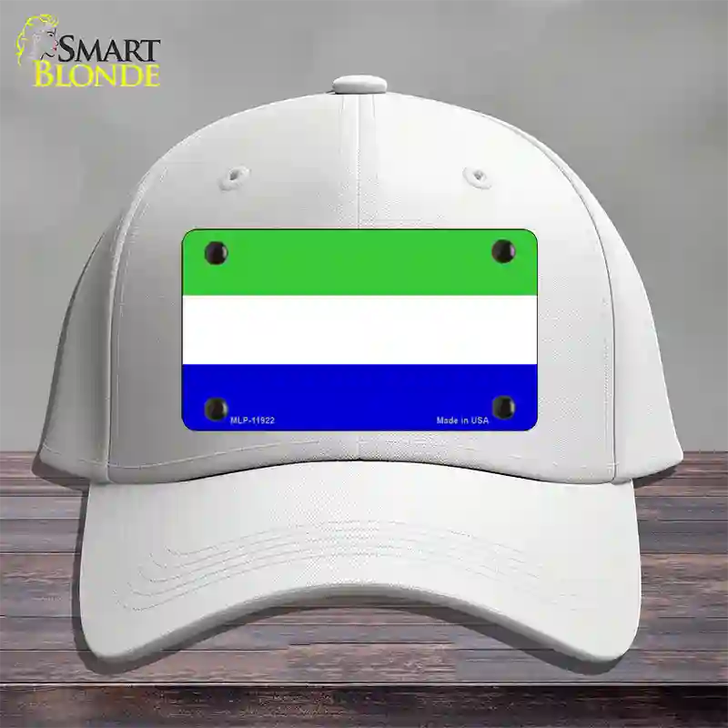 Galapagos Island Flag Novelty License Plate Hat Cotton / White