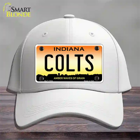 Indiana Colts Novelty License Plate Hat Cotton / White