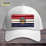 Missouri Corrugated Flag Novelty License Plate Hat Cotton / White