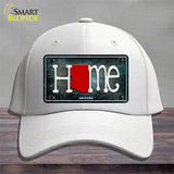 Arizona Home State Outline Novelty License Plate Hat Cotton / White