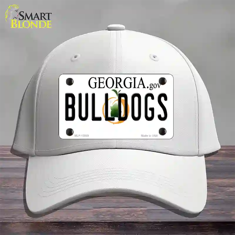 Georgia Bulldogs Novelty License Plate Hat Cotton / White