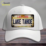 California Lake Tahoe Novelty License Plate Hat Cotton / White