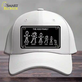 The Ass Family Novelty License Plate Hat Cotton / White