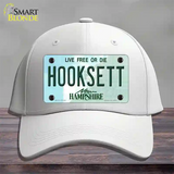 Hooksett New Hampshire Novelty License Plate Hat Cotton / White