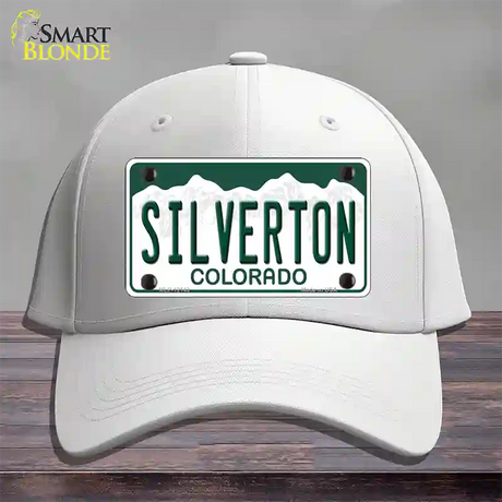 Silverton Colorado Novelty License Plate Hat Cotton / White