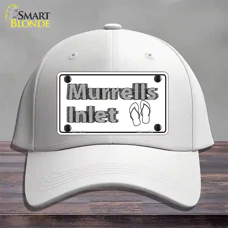 Murrells Inlet SC Novelty License Plate Hat Cotton / White