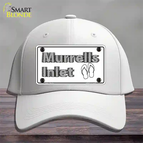 Murrells Inlet SC Novelty License Plate Hat Cotton / White