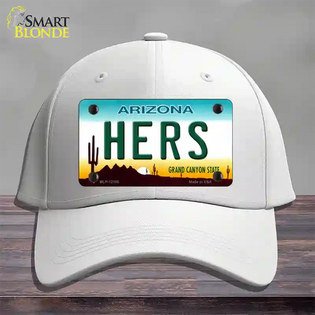 Hers Arizona Novelty License Plate Hat Cotton / White