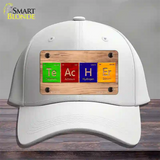 Teacher Periodic Table Wood Novelty License Plate Hat Cotton / White