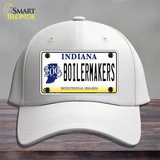 Boilermakers Indiana Novelty License Plate Hat Cotton / White