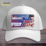 Democratic Vote for Greater Good Novelty License Plate Hat Cotton / White