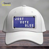 Just Vote Blue Novelty License Plate Hat Cotton / White