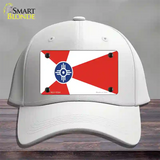 Wichita Flag Novelty License Plate Hat Cotton / White