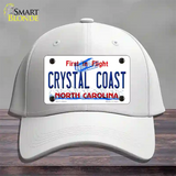 North Carolina Crystal Coast Novelty License Plate Hat Cotton / White