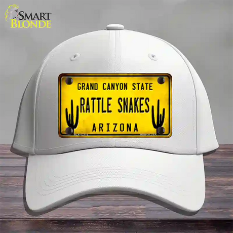 Arizona Rattle Snakes Novelty License Plate Hat Cotton / White