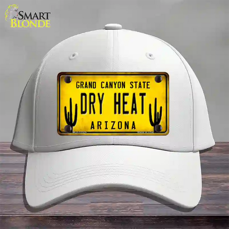 Arizona Dry Heat Novelty License Plate Hat Cotton / White