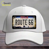 Route 66 Texas Rusty Novelty License Plate Hat Cotton / White