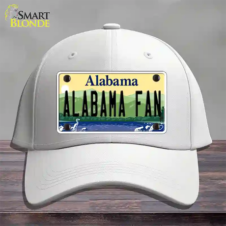 Alabama Fan Novelty License Plate Hat Cotton / White