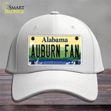 Auburn Fan Novelty License Plate Hat Cotton / White