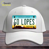 Go Lopes Novelty License Plate Hat Cotton / White