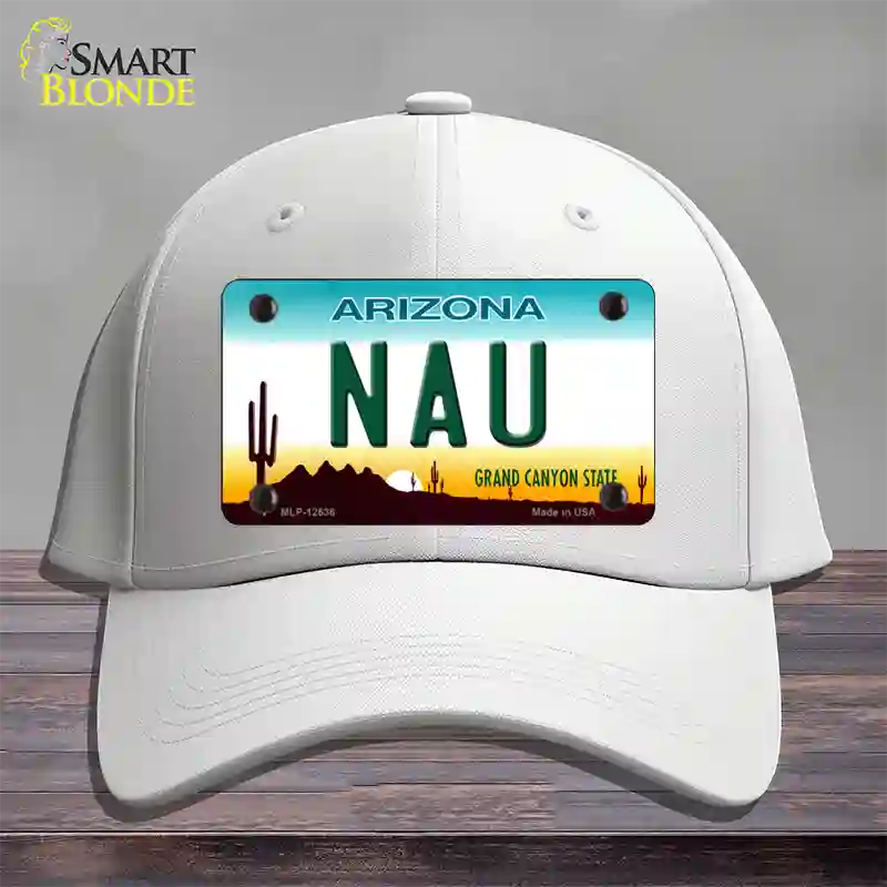 Northern Arizona Univ Novelty License Plate Hat Cotton / White