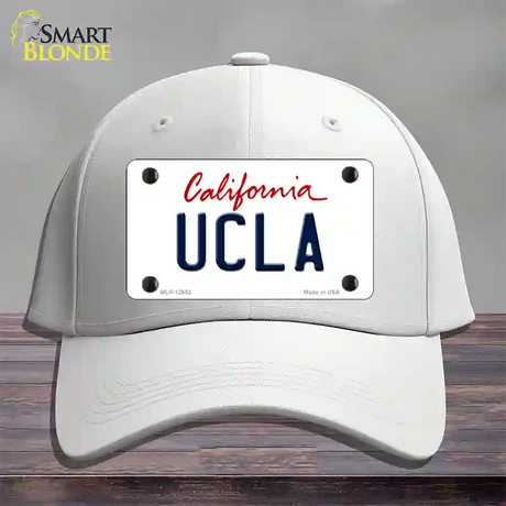 UCLA Novelty License Plate Hat Cotton / White