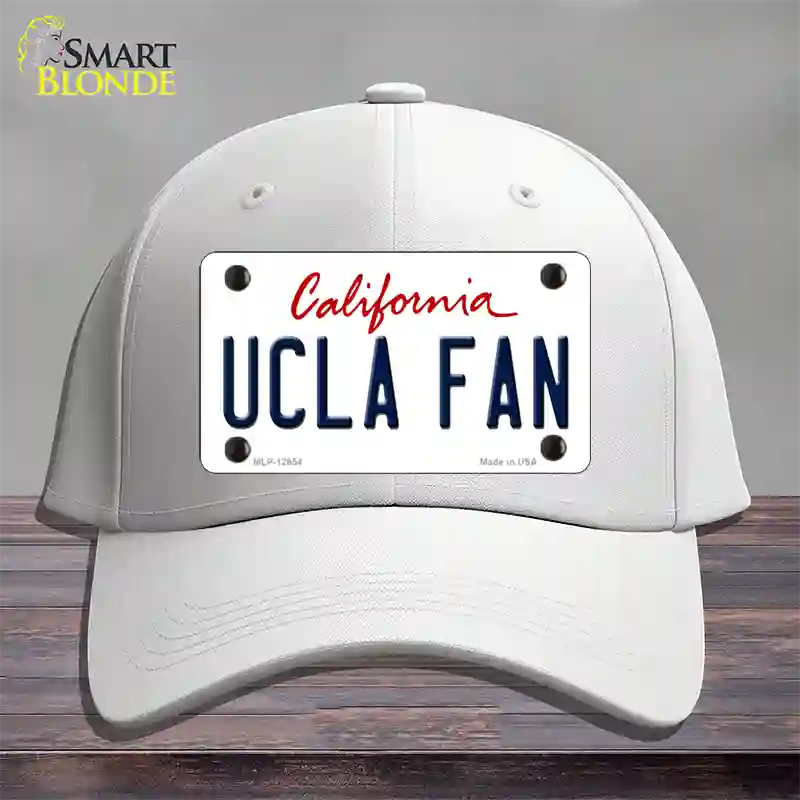 UCLA Fan Novelty License Plate Hat Cotton / White