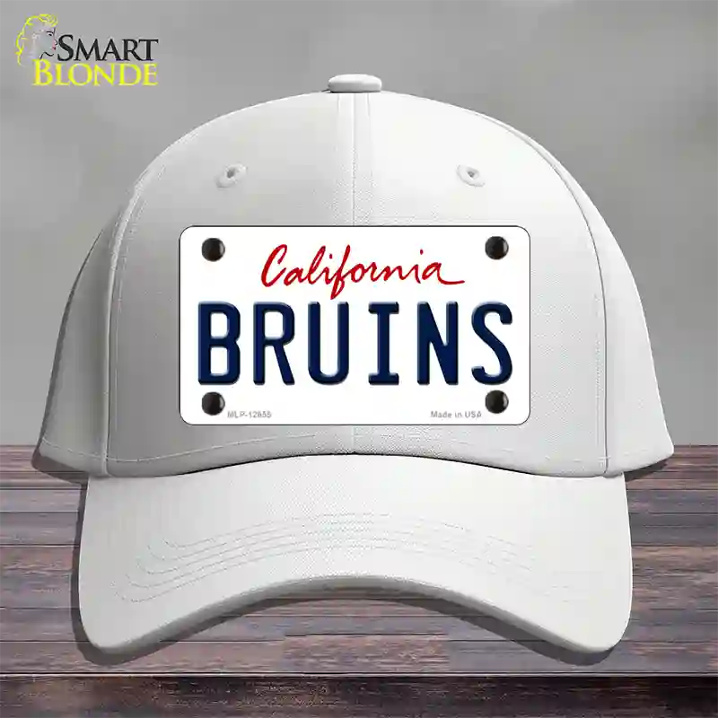 Bruins Novelty License Plate Hat Cotton / White