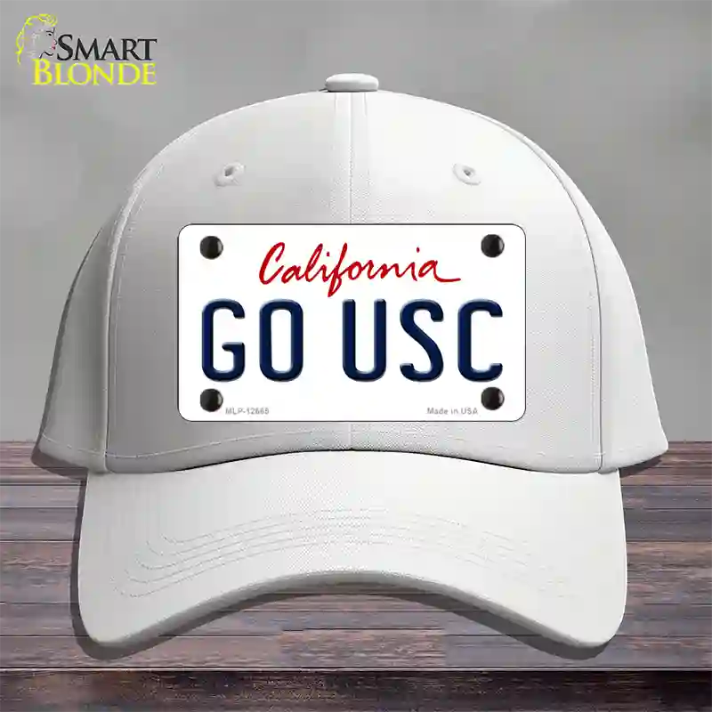 Go USC Novelty License Plate Hat Cotton / White