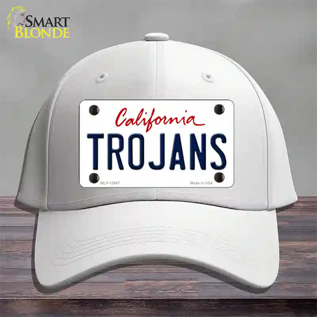 Trojans Novelty License Plate Hat Cotton / White