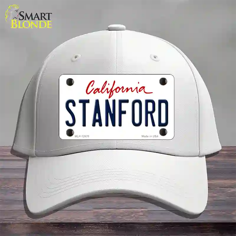 Stanford Novelty License Plate Hat Cotton / White