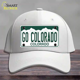 Go Colorado Novelty License Plate Hat Cotton / White