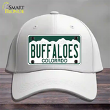 Buffaloes Novelty License Plate Hat Cotton / White