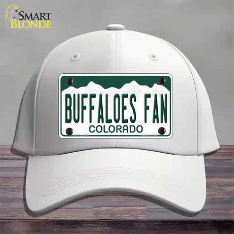 Buffaloes Fan Novelty License Plate Hat Cotton / White