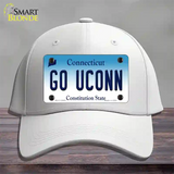 Go UConn Novelty License Plate Hat Cotton / White