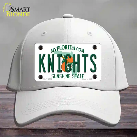 Knights Novelty License Plate Hat Cotton / White