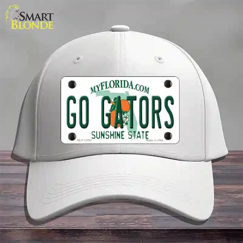 Go Gators Novelty License Plate Hat Cotton / White