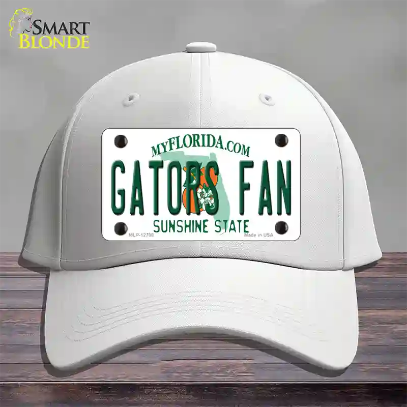 Gators Fan Novelty License Plate Hat Cotton / White