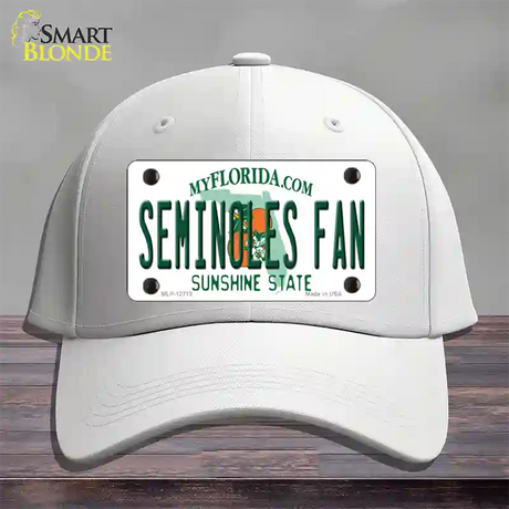 Seminoles Fan Novelty License Plate Hat Cotton / White