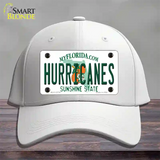 Hurricanes Novelty License Plate Hat Cotton / White