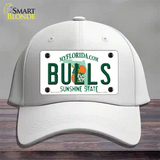 Bulls Novelty License Plate Hat Cotton / White