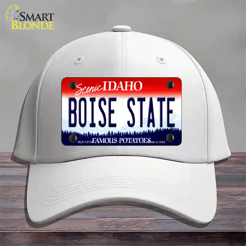 Boise State Novelty License Plate Hat Cotton / White