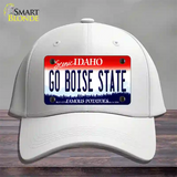 Go Boise State Novelty License Plate Hat Cotton / White