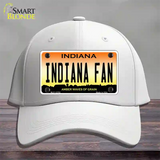 Indiana Fan Novelty License Plate Hat Tag Cotton / White