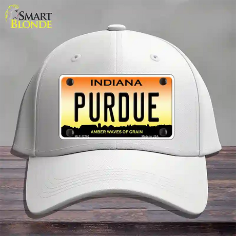 Purdue Novelty License Plate Hat Tag Cotton / White