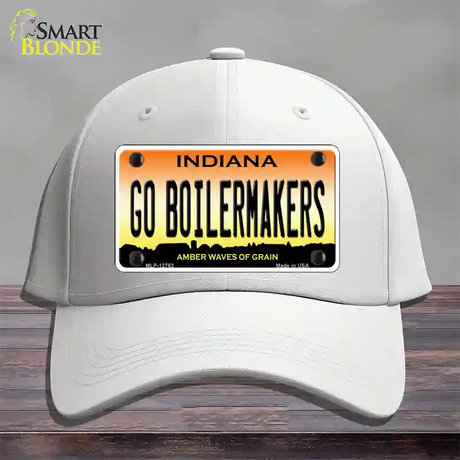 Go Boilermakers Novelty License Plate Hat Tag Cotton / White